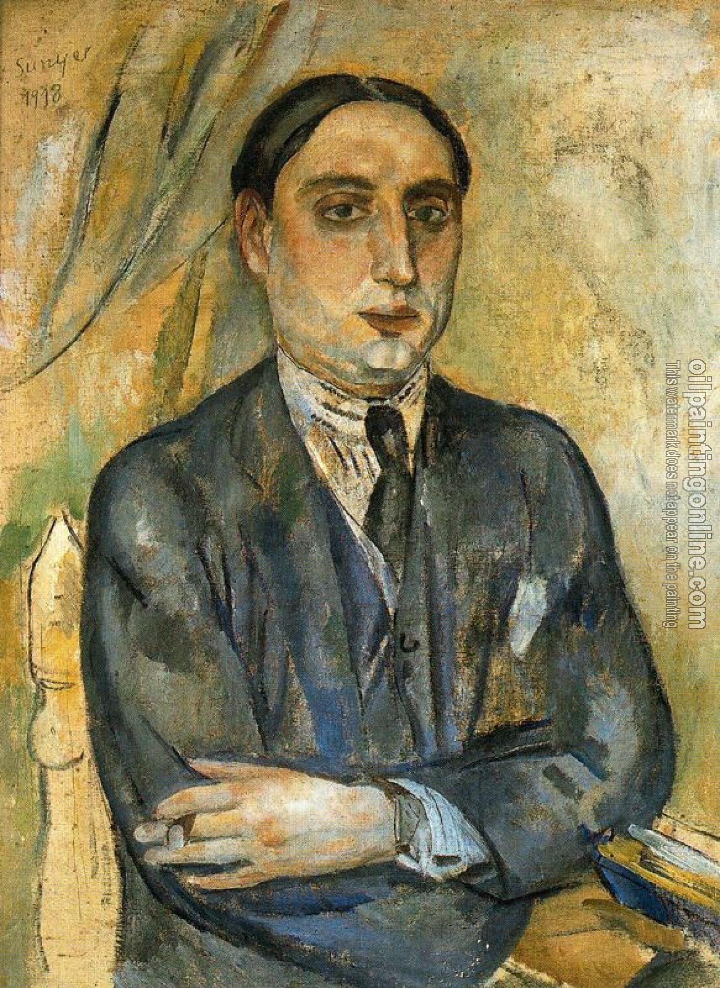 Joaquim Sunyer de Miro - Retrato de Josep Maria Lopec i Pico